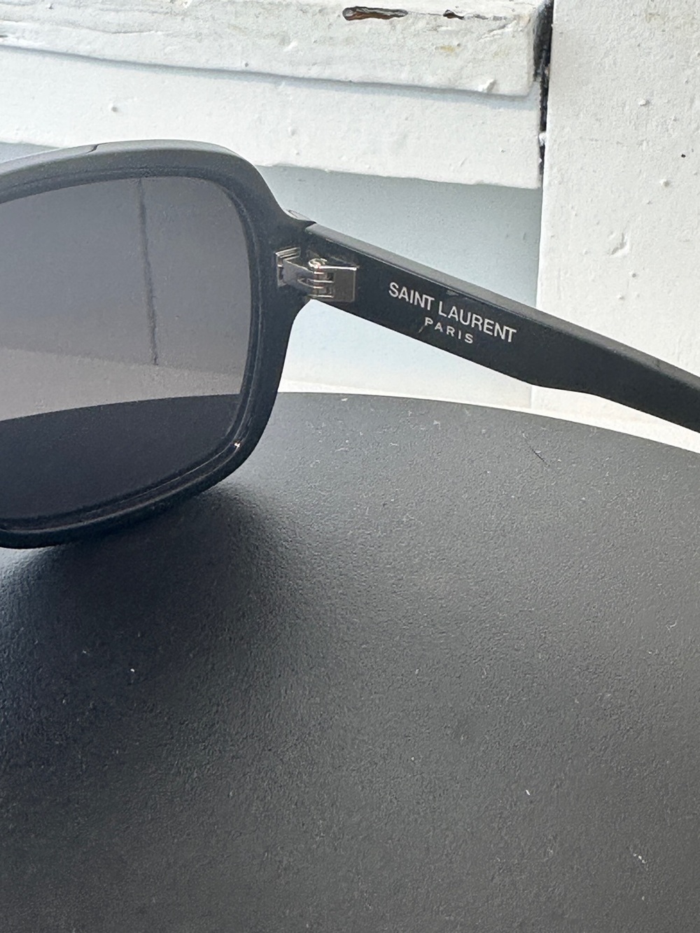 NEW Saint Laurent Aviator Sunglasses Classic Luxe Black Carolyn 609 SL YSL - Picture 6 of 10